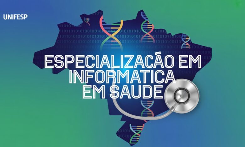 UNIFESP abre 500 vagas para especialização gratuita em Informática em Saúde EAD. Inscrições até 27/08. Saiba como participar!