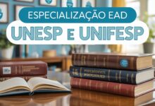 UNESP e UNIFESP abrem 1.100 vagas em especialização EAD gratuita. Cursos em saúde e educação. Inscrições abertas! Veja como participar.