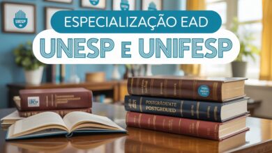 UNESP e UNIFESP abrem 1.100 vagas em especialização EAD gratuita. Cursos em saúde e educação. Inscrições abertas! Veja como participar.