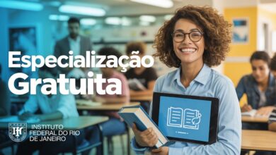 IFRJ abre inscrições para especialização gratuita em Práticas de Letramento. Garanta sua vaga para 2026. Processo seletivo com 20 vagas.