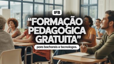 IFB Samambaia oferece 29 vagas para formação pedagógica gratuita. Inscrições abertas para bacharéis e tecnólogos. Inscreva-se já!