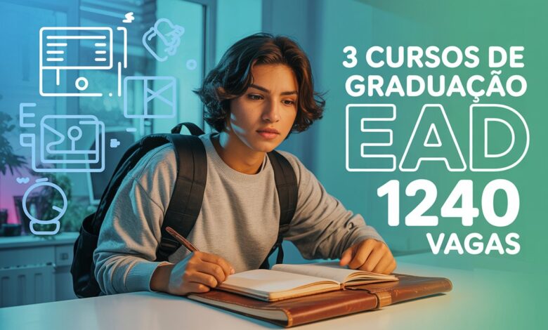 Unitins abre 1.240 vagas gratuitas no Vestibular TO Graduado 2026/1. Inscreva-se já para cursos de tecnologia em EaD com vagas diversas!