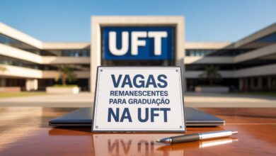 UFT abre 847 vagas para graduação em 2026. Inscreva-se para transferência, reingresso ou como portador de diploma. Veja o edital!
