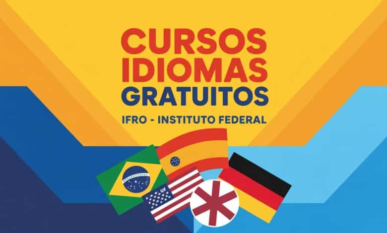 Oportunidade única! Cursos de idiomas gratuitos no IFRO Calama com mais de 200 vagas. Inscrições abertas para toda a comunidade. Confira!