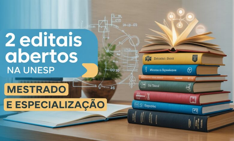 A UNESP está com editais abertos para Mestrado e Especialização EAD em Educação. Vagas EAD e gratuitas. Inscreva-se já!