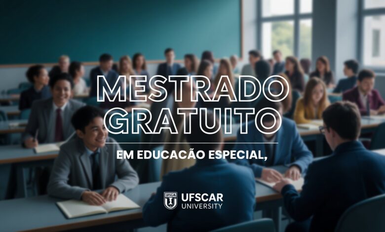 Inscrições abertas para o Mestrado em Educação Especial na UFSCar 2026. São 25 vagas! Confira o edital completo e prepare-se!