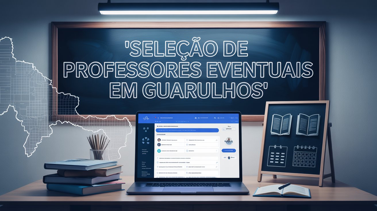 Última chance! Processo seletivo para professor em Guarulhos com inscrições até hoje. Vagas para educação infantil e fundamental.