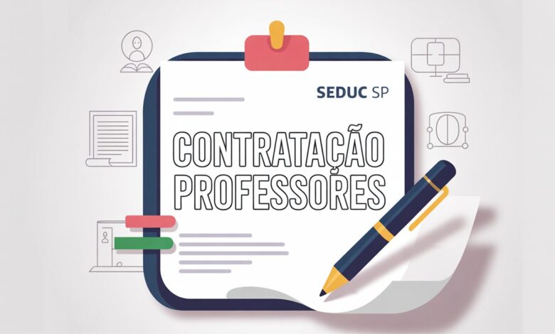 Vagas na SEDUC-SP para professores com salário de R$ 5.565! Edital aberto para ensino técnico (Categoria O). Confira os requisitos e prepare-se.