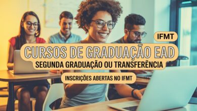 IFMT abre 202 vagas para graduação EAD gratuita em Pedagogia e Sistemas para Internet. Inscrições de 13 a 27 de agosto. Confira!