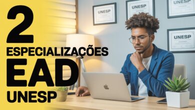 Unesp oferece 300 vagas em Especializações EAD gratuitas. Inscrições até amanhã! Veja os cursos e como participar. Não perca!
