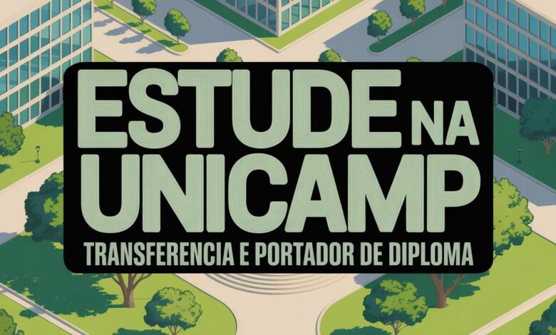 Vagas na Unicamp para 2026! Inscrições abertas para transferência externa e portadores de diploma. Veja as datas e as etapas do processo.