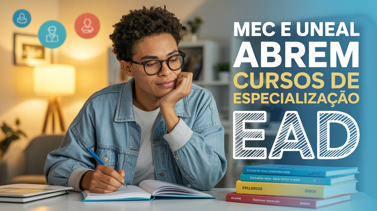 UNEAL e UAB abrem 300 vagas para especialização EAD gratuita em Gestão Escolar e Educação Inclusiva. Inscrições abertas! Saiba mais!