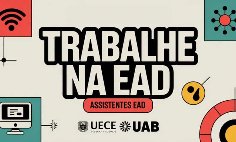 Quer trabalhar na EAD? Universidade Estadual abre mais de 40 vagas e Cadastro Reserva para Assistente à Docência em Cursos EAD!