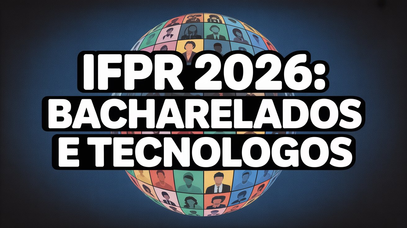 O IFPR abre vagas para cursos de graduação gratuitos em 2026! Inscrições abertas de agosto a setembro. Saiba tudo sobre o processo seletivo!