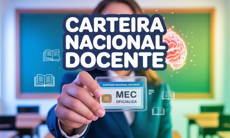 A nova Carteira Nacional Docente (CNDB) foi sancionada! Veja quem tem direito, os benefícios e como o documento pode te ajudar!