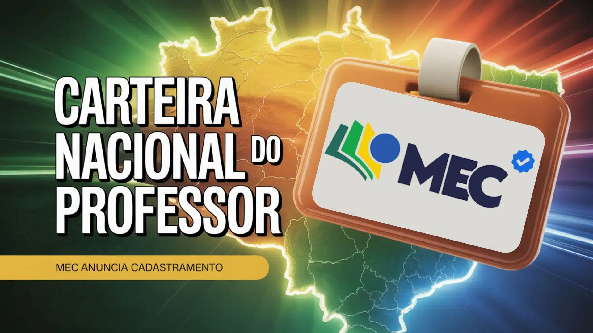 MEC anuncia a Carteira Nacional do Professor para outubro! Saiba tudo sobre os benefícios, descontos e como solicitar o novo documento.