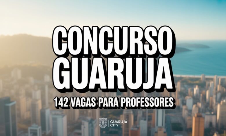 Prefeitura de Guarujá lança edital para educação com 142 vagas. Chances para Professor de Educação Básica e Especial.
