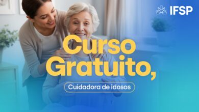 Grande chance! Inscrições abertas para o curso gratuito de Cuidadora de Idosos do IFSP Suzano. Vagas limitadas e com auxílio financeiro.