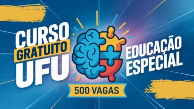 A UFU está com 500 vagas abertas para um curso de Educação Especial EAD e gratuito! Uma chance única para educadores com certificado federal. Inscreva-se!