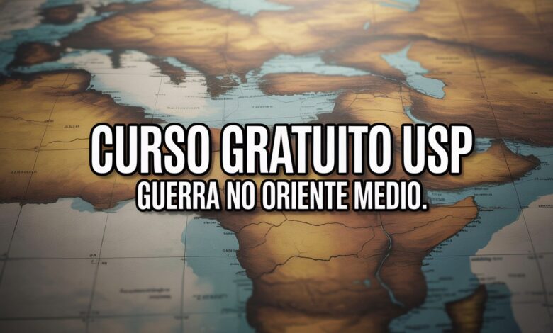 Estude na USP sem sair de casa! Aberto o curso EAD "Guerras no Oriente Médio: Fim da Utopia?". Totalmente gratuito e aberto ao público geral.