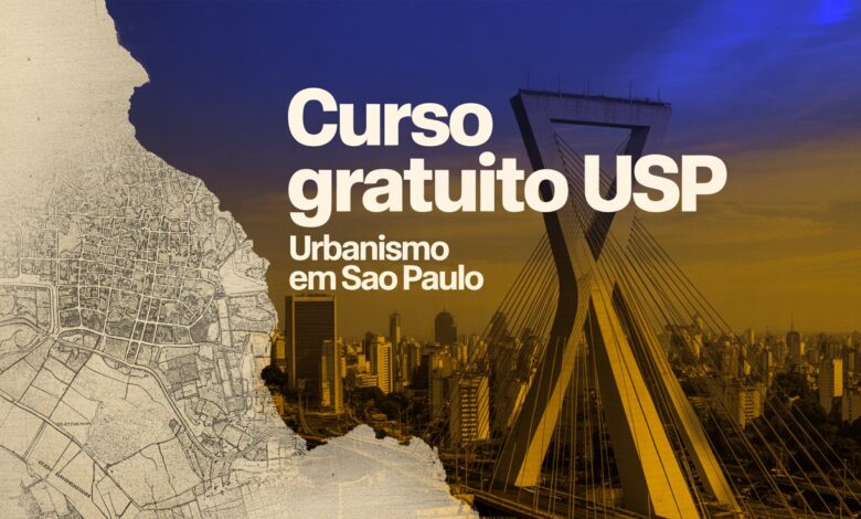 Inscrições abertas para o curso "Entre Períodos Ditatoriais e Democráticos" da USP. Gratuito e focado no urbanismo paulista. Vagas por Sorteio