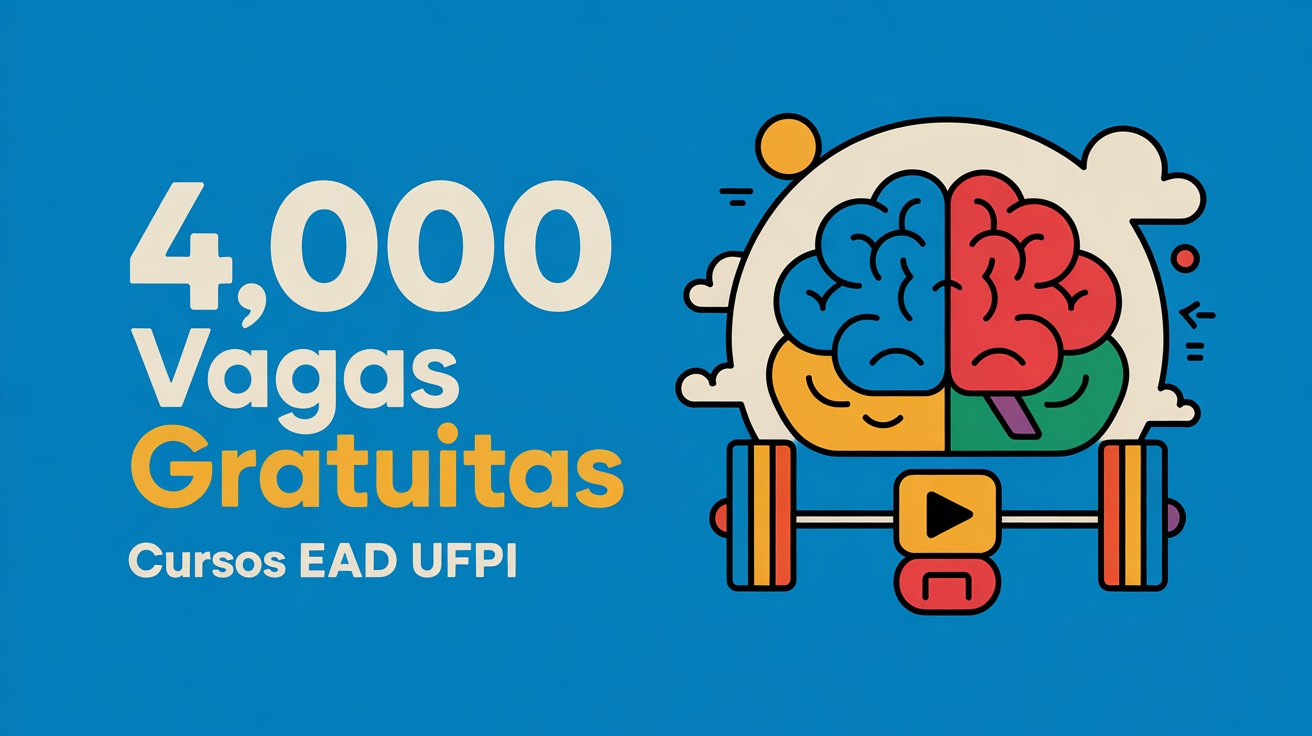 A UFPI abriu 4.000 vagas em cursos EAD gratuitos de Educação Especial! Inscreva-se já e especialize-se em AEE, Libras e práticas inclusivas.