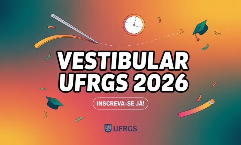 A UFRGS abre 4.058 vagas para o Vestibular 2026! Inscrições de agosto a setembro. Veja o edital completo e prepare-se para o seu futuro.
