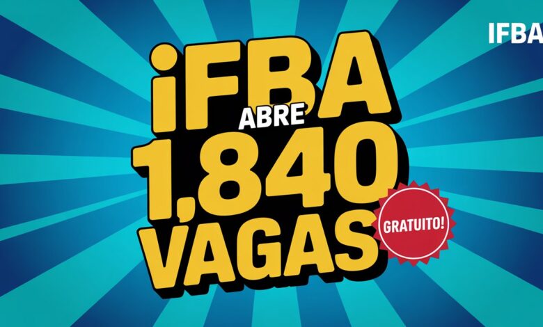 O IFBA abriu 1.840 vagas para cursos técnicos gratuitos em 2026! Saiba como se inscrever e garanta sua qualificação profissional!