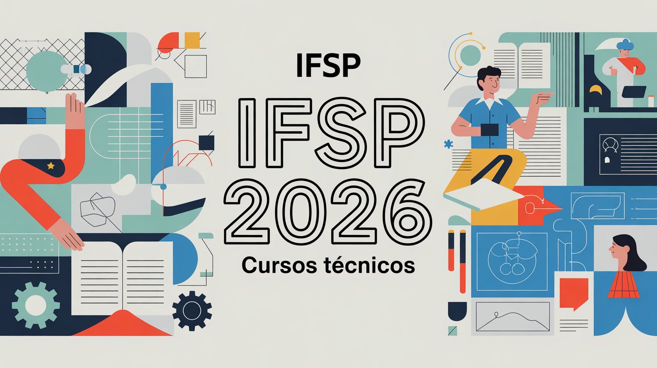 IFSP abre vagas para cursos técnicos gratuitos em 2026! Inscreva-se agora e garanta uma formação de qualidade para o seu futuro profissional.