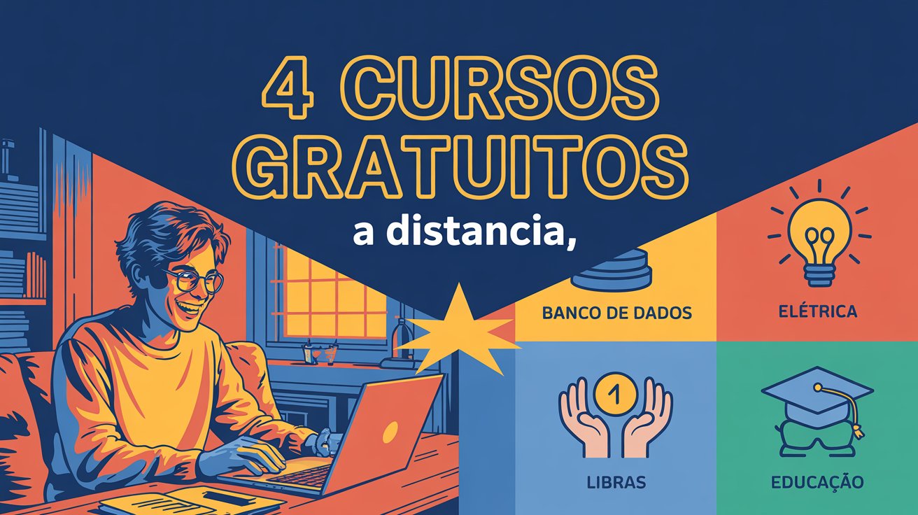 O IFSP abriu vagas para cursos online e gratuitos com certificado! Qualifique-se em Elétrica, Libras e mais. Inscrições abertas, corra e garanta a sua!
