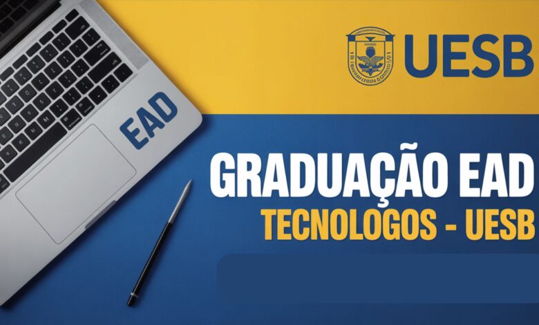 UESB oferece 300 vagas em cursos de Graduação e tecnologia EaD sem vestibular. Inscrições até 19/09/2025 para Gestão Pública e ADS.