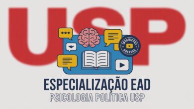 A USP abre 300 vagas para especialização EAD em Psicologia Política. Curso 100% online e gratuito! Inscrições abertas.