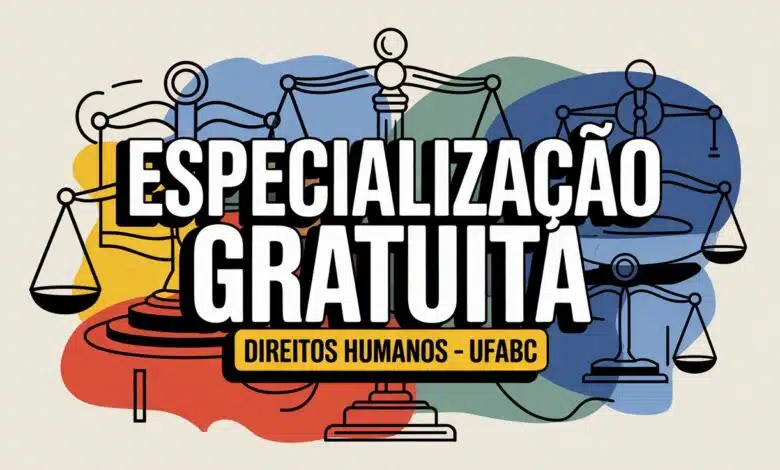 A UFABC oferece curso de Especialização em Educação em Direitos Humanos EAD a distância e gratuito. Saiba como se inscrever!