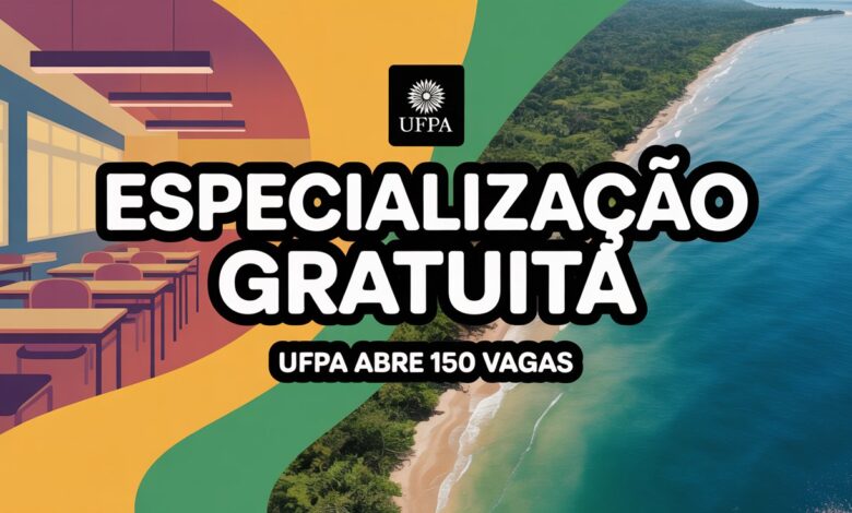 UFPA abre 150 vagas para especialização gratuita a distância em Cultura Oceânica. Inscrições abertas para professores do Pará. Confira!
