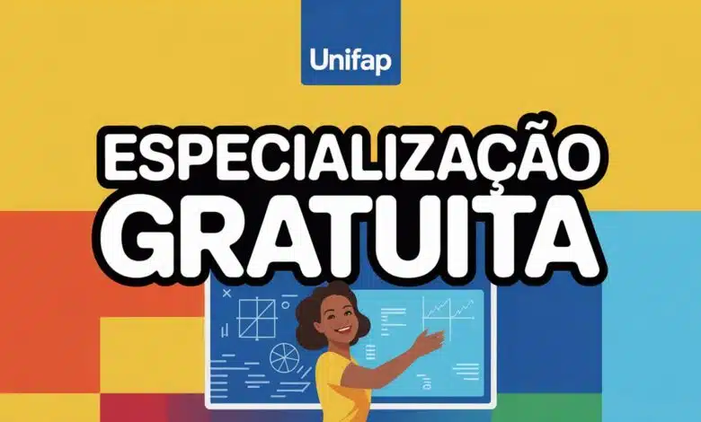 UNIFAP abre 150 vagas para Especialização gratuita EAD em Ensino de Ciências e Matemática. Inscrições até 15 de setembro. Saiba mais!