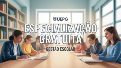 UEPG abre 296 vagas para especialização EAD gratuita em Gestão Escolar. Inscrições em setembro! Saiba como participar desta oportunidade.