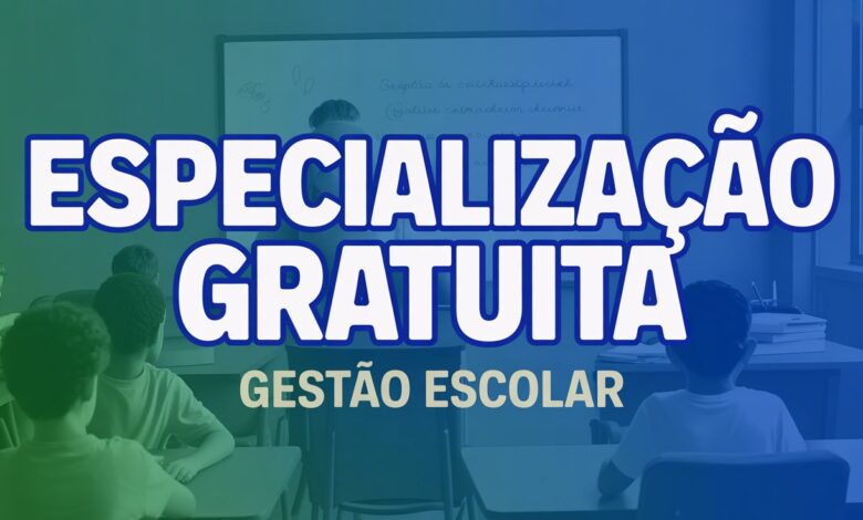 Sua chance de fazer uma Pós na UFS chegou! Especialização em Gestão da Escola Pública de Ensino Médio está com inscrições abertas.