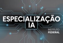 O IFG abriu uma especialização gratuita em Inteligência Artificial Aplicada! São 30 vagas para aulas presenciais em Goiânia. Inscreva-se já!