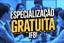 IFB abre 281 vagas em especialização EAD gratuita em Gestão Escolar! Inscrições terminam hoje. Saiba como participar e qualifique sua carreira!