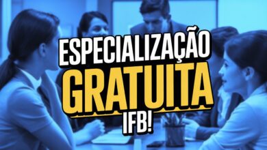IFB abre 281 vagas em especialização EAD gratuita em Gestão Escolar! Inscrições terminam hoje. Saiba como participar e qualifique sua carreira!