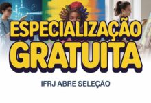 IFRJ abre inscrições para Especialização gratuita em Divulgação Científica (EAD), com 50 vagas. Saiba como se inscrever e garanta sua chance!