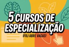 Busca uma especialização gratuita e de qualidade? O IFRJ tem vagas em diversos cursos de Especialização. Saiba como se inscrever!