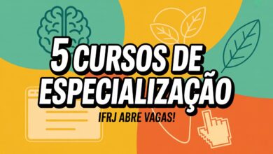 Busca uma especialização gratuita e de qualidade? O IFRJ tem vagas em diversos cursos de Especialização. Saiba como se inscrever!