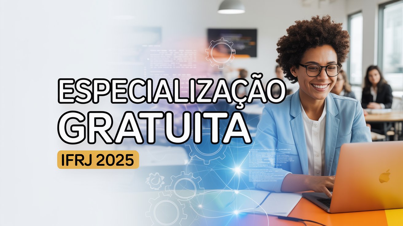 IFRJ abre 50 vagas para especialização gratuita EAD em Informática na Educação. Inscrições abertas! Saiba como participar e transforme sua carreira.