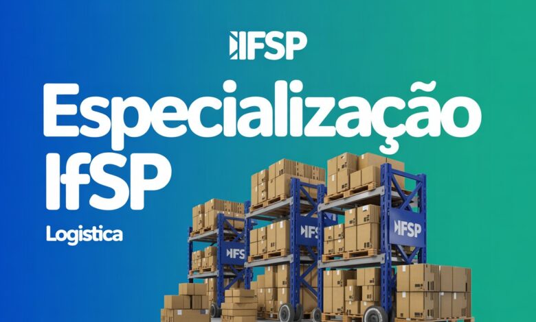 Inscrições abertas para a Especialização em Logística do IFSP Suzano! Curso 100% gratuito com 30 vagas. Veja os prazos e garanta a sua.