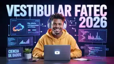 Inscrições abertas para o Vestibular FATEC 2026! Conquiste sua vaga no curso gratuito de Ciência de Dados e impulsione sua carreira. Saiba mais e garanta já!