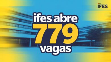 Inscrições abertas para o Processo Seletivo do IFES! São 779 vagas para cursos superiores gratuitos. Veja cursos, prazos e como se inscrever.