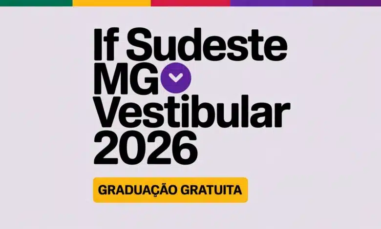 IFSudesteMG abre inscrições para o vestibular 2026.1! Cursos de graduação gratuitos em 9 cidades. Saiba como se inscrever e garanta sua vaga.