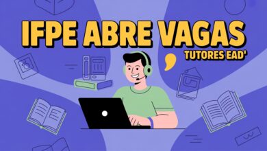 IFPE abre processo seletivo para Tutores EAD a Distância com bolsa de R$ 1.100! Inscrições vão até 18 de setembro. Veja como participar!