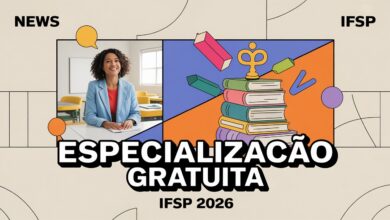 IFSP abre vagas para pós-graduação gratuita em Docência e Humanidades em SP. Inscrições em agosto e setembro de 2025. Saiba mais!